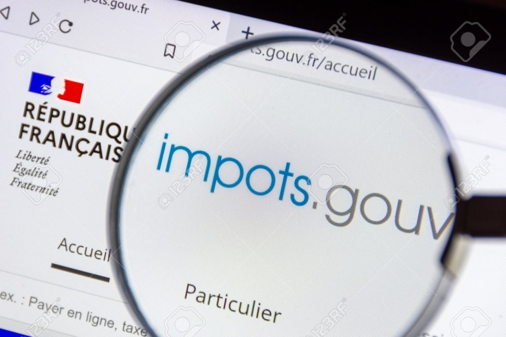 french government tax website - Detail Of The French Government Website "impots.gouv