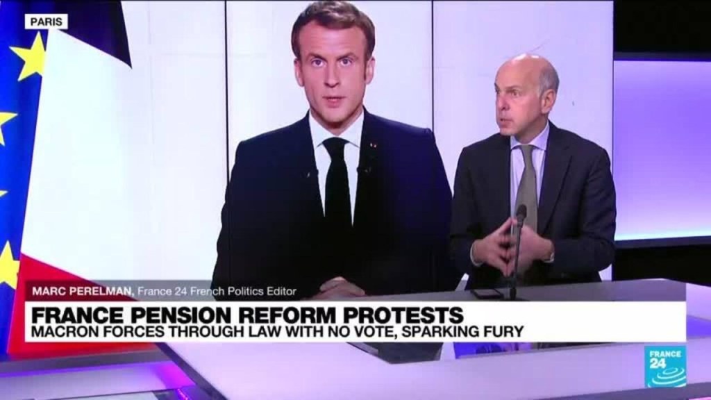 france s macron risks his government to raise retirement age