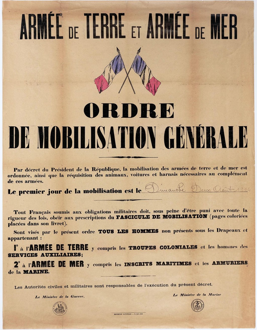 french government 1914 - French entry into World War I - Wikipedia