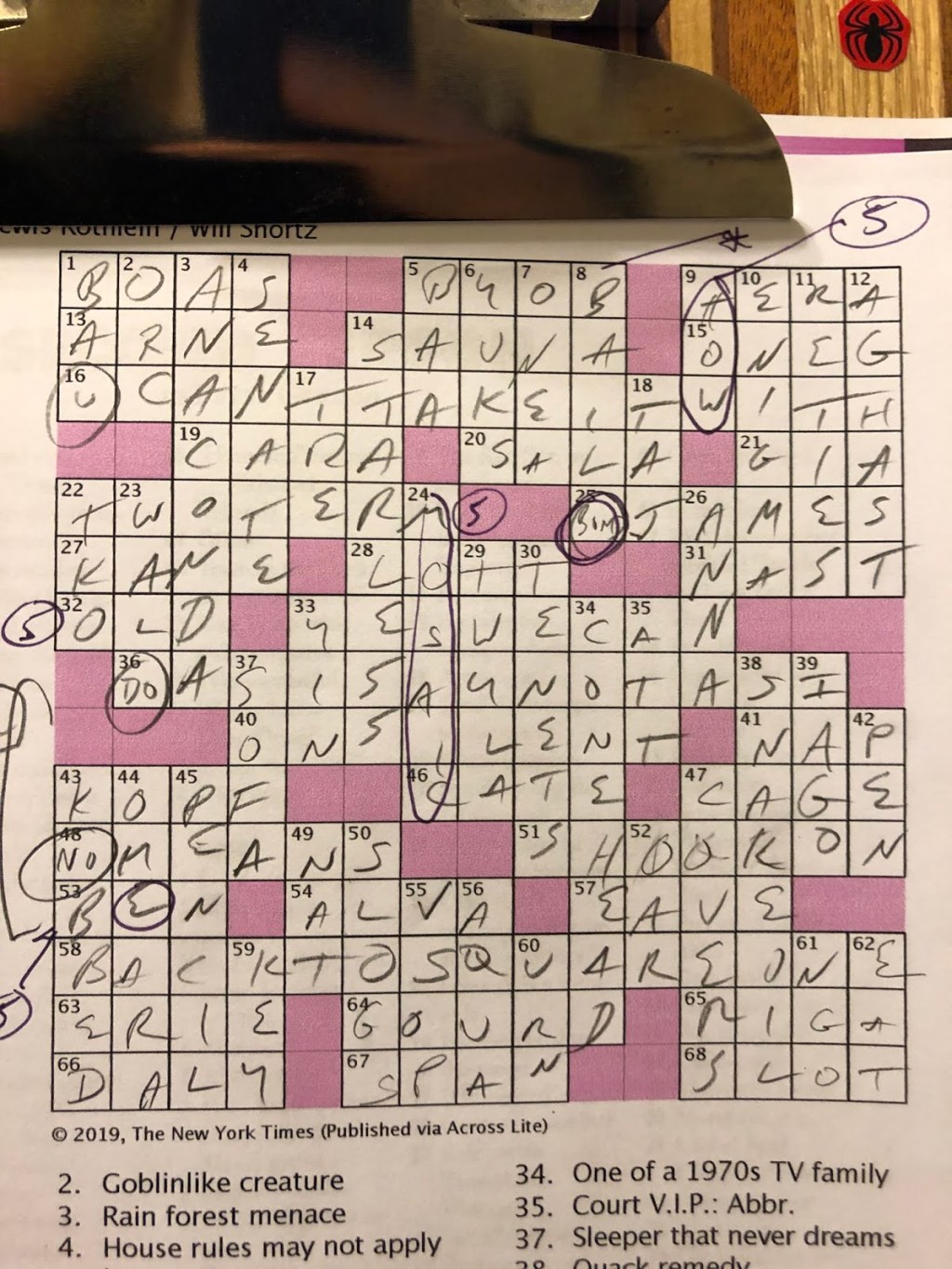 rex parker does the nyt crossword puzzle french politico marine 0